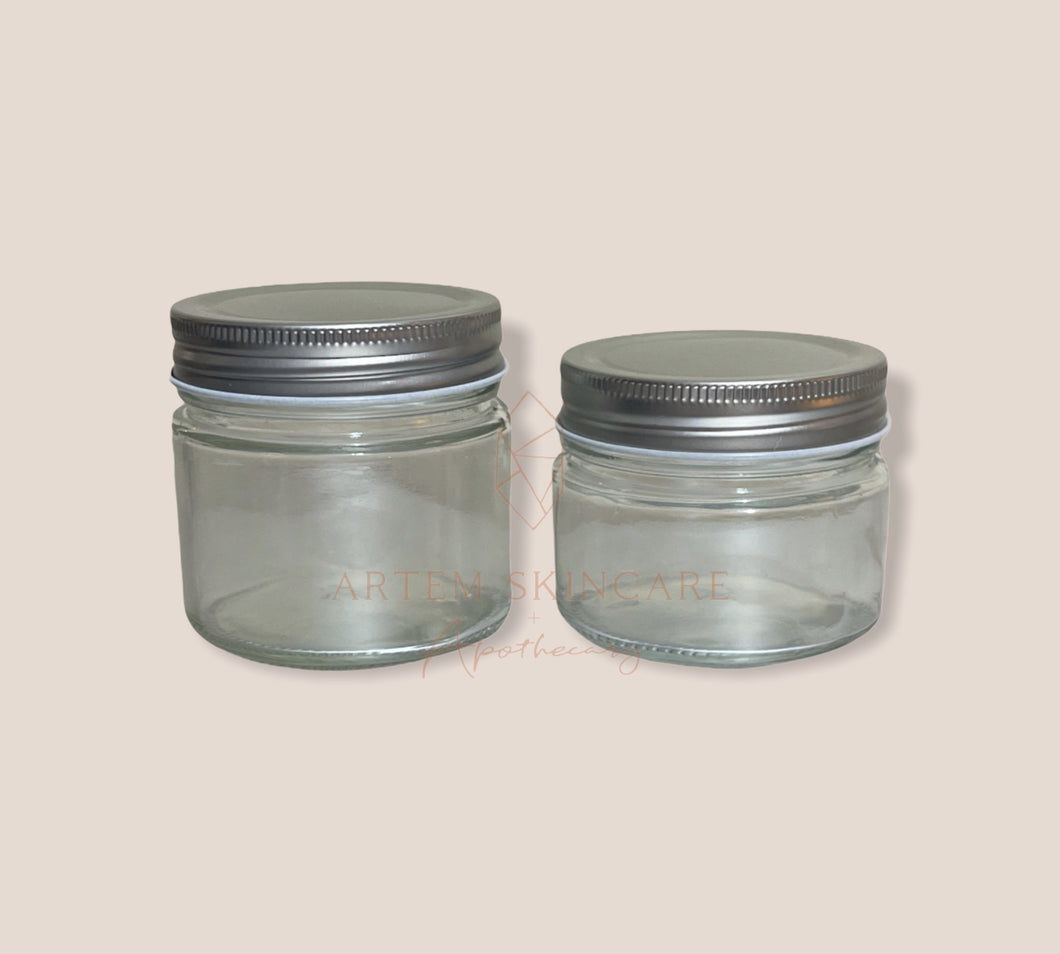 Glass Jars with Metal Cap